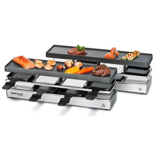 Grill Raclette Rommelsbacher RC 1600 z Kamieniem Naturalnym dla 8 Osób