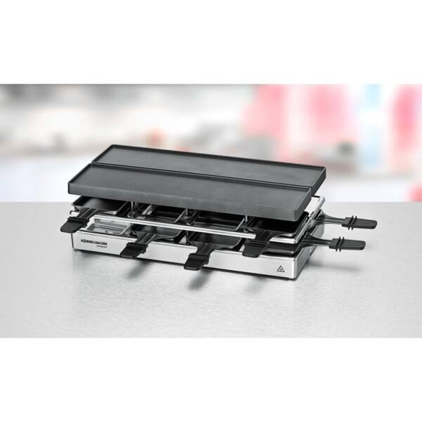 Grill Raclette Rommelsbacher RC 1600 z Kamieniem Naturalnym dla 8 Osób