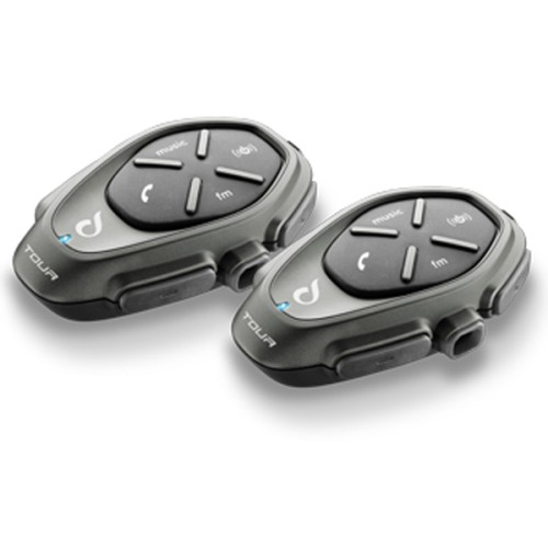 Zestaw Interkomów Motocyklowych Interphone Tour HD Twin Pack na 2 Kaski