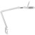 Lampa z Lupą Powiększającą LED MAUL Makro 8W ze Szklaną Soczewką i Podstawą Biała (8263590)