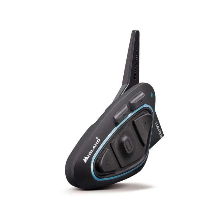 Interkom Motocyklowy Midland BTX2 PRO S LR-Single na 1 Kask Zasięg 1.2km