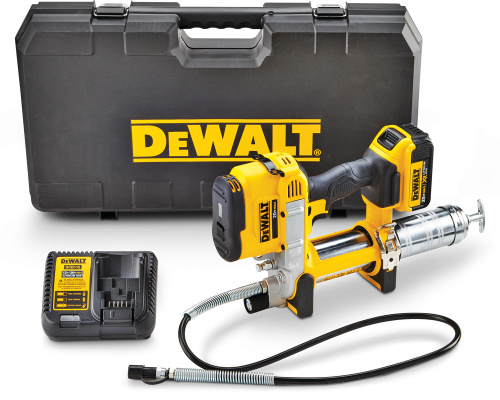 Smarownica Akumulatorowa 18V DeWalt DCGG571M1 Zestaw z Akumulatorem 4Ah i Kufrem
