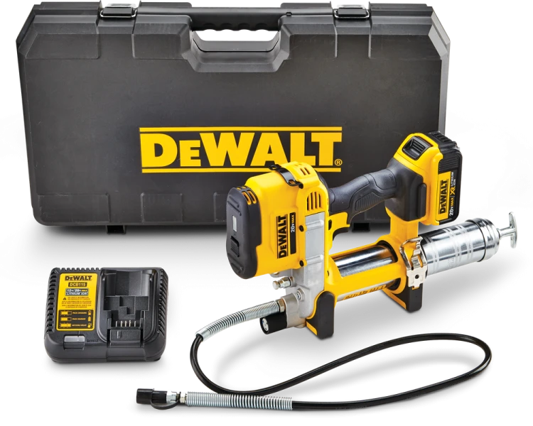 Smarownica Akumulatorowa 18V DeWalt DCGG571M1 Zestaw z Akumulatorem 4Ah i Kufrem