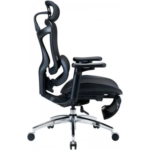 Fotel biurowy ergonomiczny Sihoo Doro C300L Mesh z podnóżkiem czarny