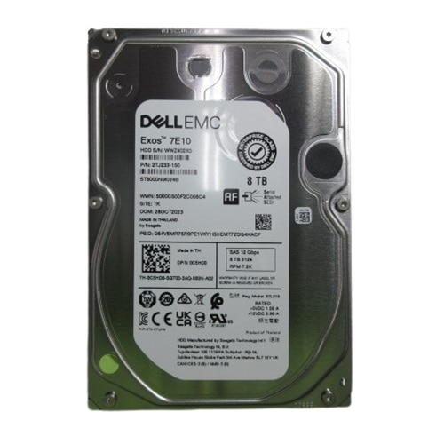 Dysk serwerowy Dell 8 TB SAS 12 Gb/s 3,5" 7200 obr. 512e ISE