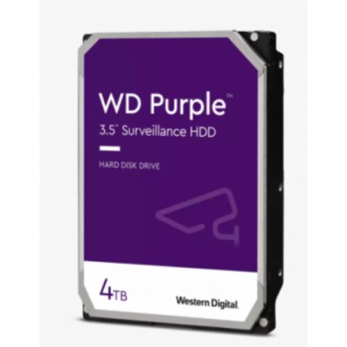 Dysk HDD WD Purple 4 TB 3,5" SATA III 256 MB do monitoringu WD43PURZ