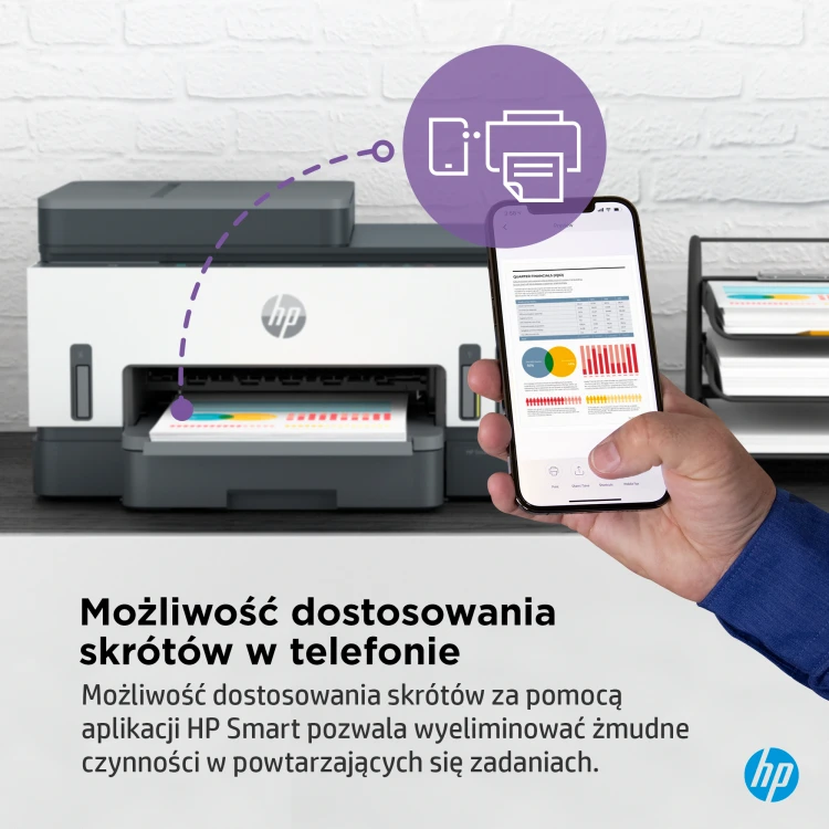 Urządzenie wielofunkcyjne HP Smart Tank 750 6UU47A Wi-Fi duplex ADF