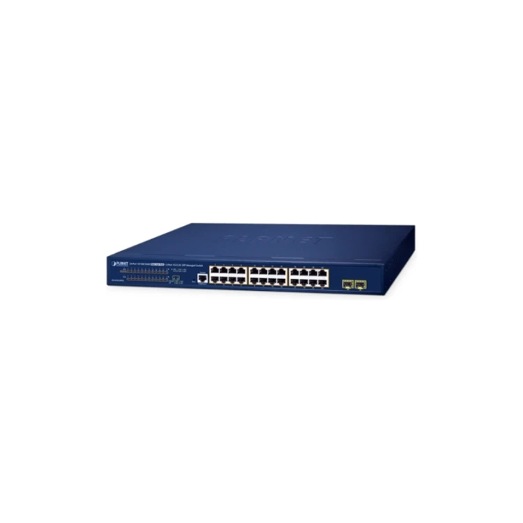 Switch zarządzalny PLANET GS-4210-24P2S 24× GbE PoE+ 300 W + 2× SFP