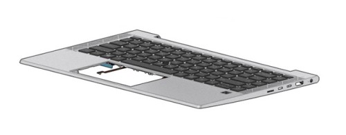 Obudowa z klawiaturą HP M36312-061 (IT) podświetlana – część zamienna