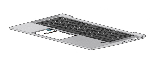 Obudowa z klawiaturą HP M36312-061 (IT) podświetlana – część zamienna