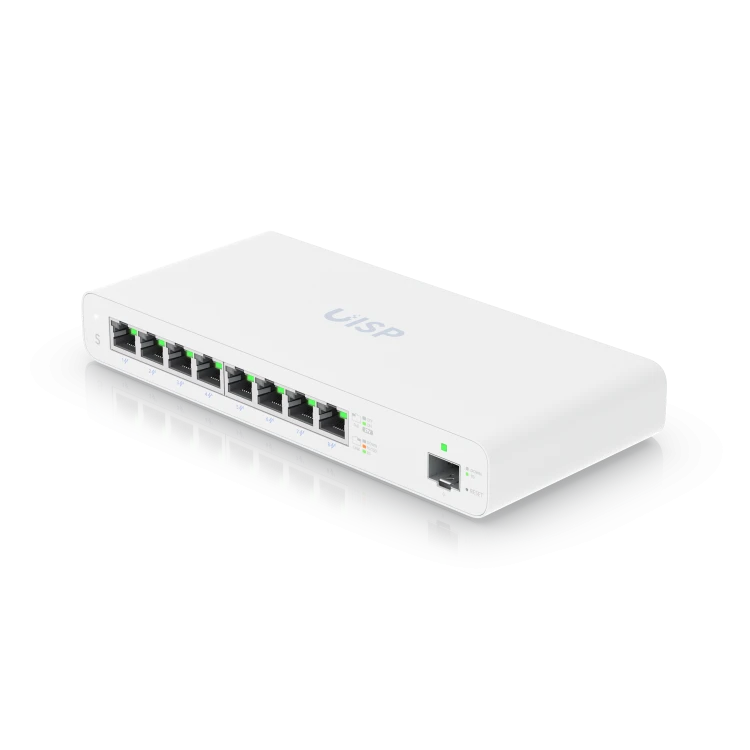 Switch Ubiquiti UISP-S UISP Switch 8× GbE PoE 27 V + SFP