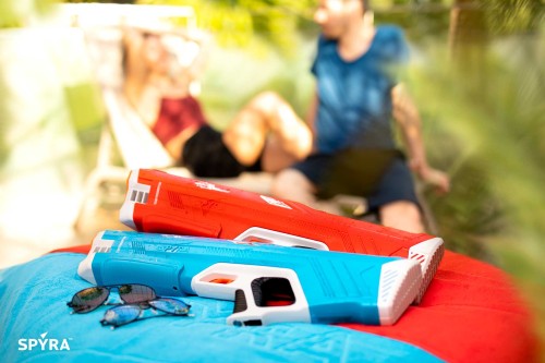 Pistolet na wodę elektroniczny Spyra Three niebieski