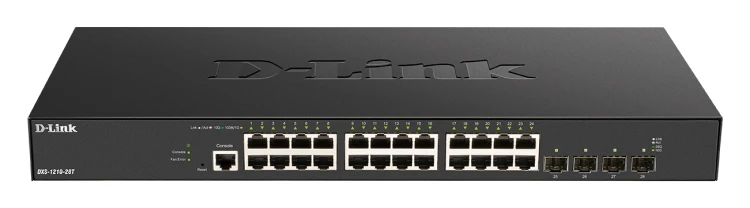 Switch zarządzalny D-Link DXS-1210-28T 24× 10GbE + 4× SFP28 L2/L3