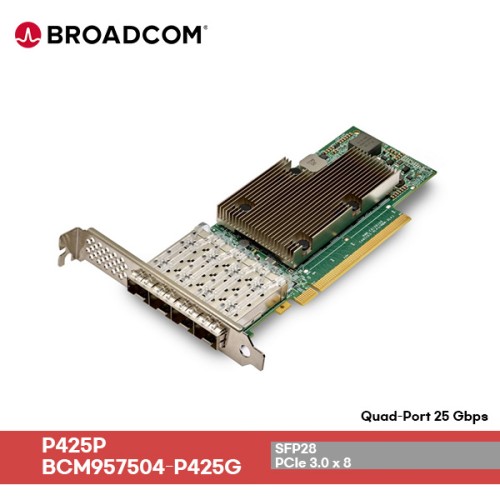 Karta sieciowa Broadcom BCM957504-N1100G 100GbE QSFP56 OCP 3.0 PCIe 4.0