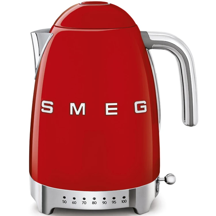 Czajnik elektryczny Smeg KLF04RDEU 50's Style 1,7 l 2400 W z regulacją temperatury czerwony