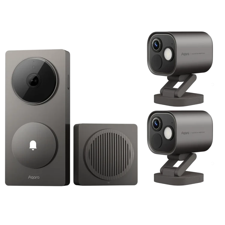 Wideodzwonek Aqara Doorbell Camera Hub G410 Select 2K z gongiem-hubem czarny