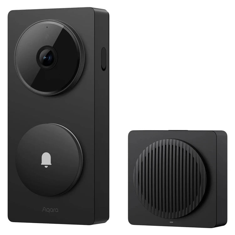 Wideodzwonek Aqara Doorbell Camera Hub G410 Select 2K z gongiem-hubem czarny