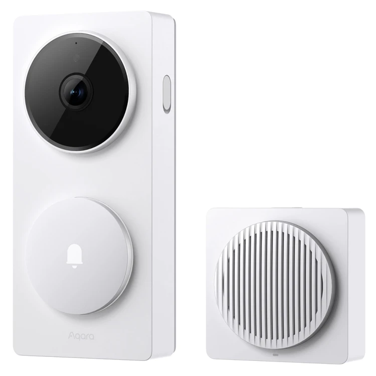Wideodzwonek Aqara Doorbell Camera Hub G410 Select 2K z gongiem-hubem biały