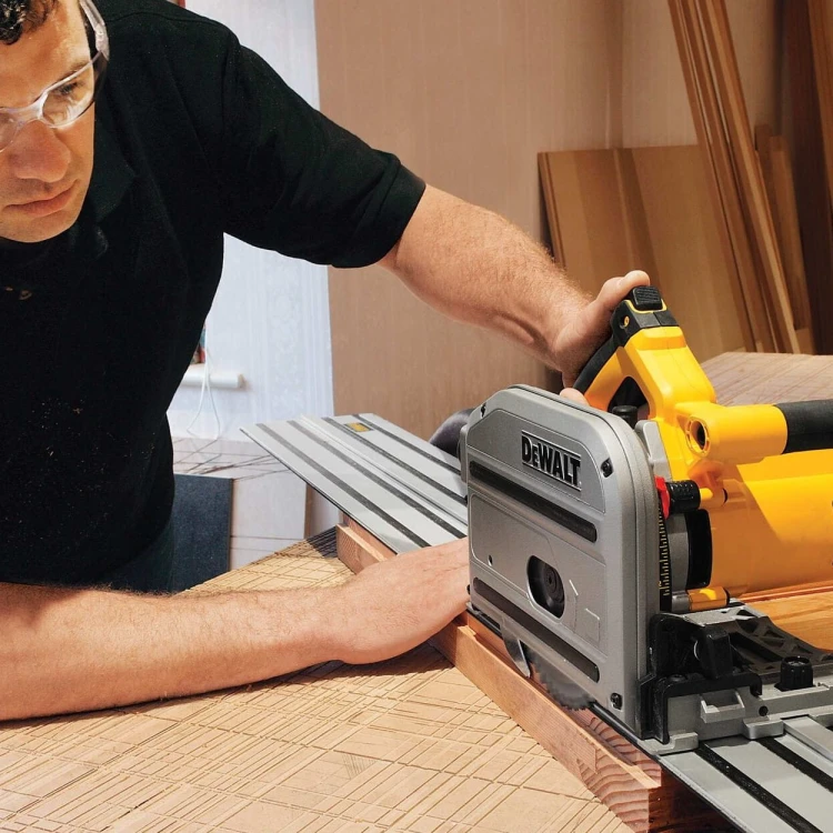 Zagłębiarka DeWalt DWS520KTR 1300 W 165 mm z szyną 1,5 m w TSTAK