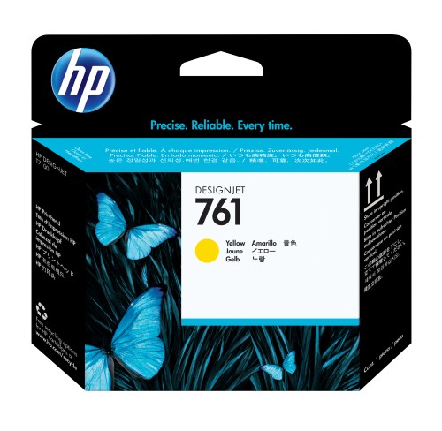 Głowica drukująca HP 761 żółta CH645A do DesignJet T7100