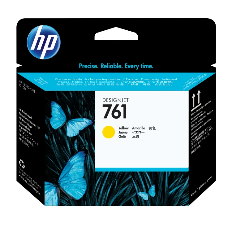Głowica drukująca HP 761 żółta CH645A do DesignJet T7100
