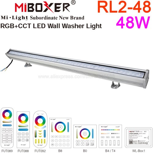 Naświetlacz LED Wall Washer MiBoxer RL2-48 48 W RGB+CCT IP66 2,4 GHz