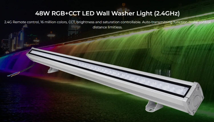 Naświetlacz LED Wall Washer MiBoxer RL2-48 48 W RGB+CCT IP66 2,4 GHz
