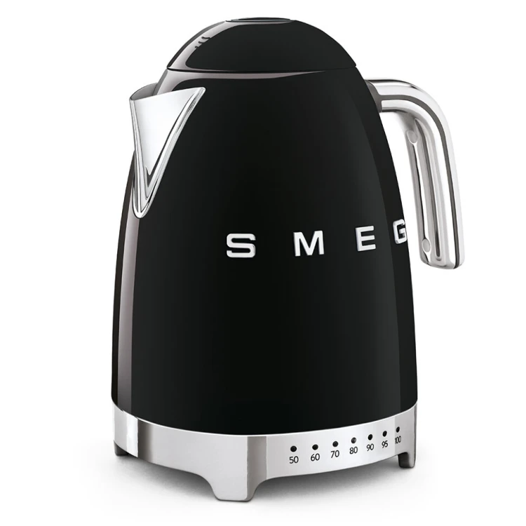 Czajnik elektryczny Smeg KLF04BLEU 50's Style 1,7 l 2400 W z regulacją temperatury czarny
