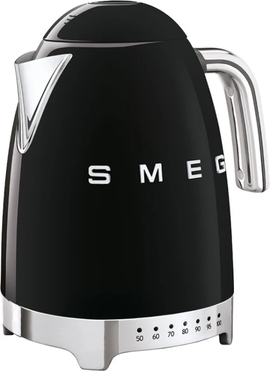 Czajnik elektryczny Smeg KLF04BLEU 50's Style 1,7 l 2400 W z regulacją temperatury czarny