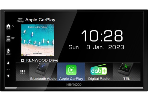 Radio samochodowe Kenwood DMX7722DABS 2DIN 6,8" DAB+ CarPlay Android Auto bezprzewodowe