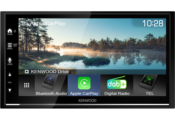 Radio samochodowe Kenwood DMX7722DABS 2DIN 6,8" DAB+ CarPlay Android Auto bezprzewodowe