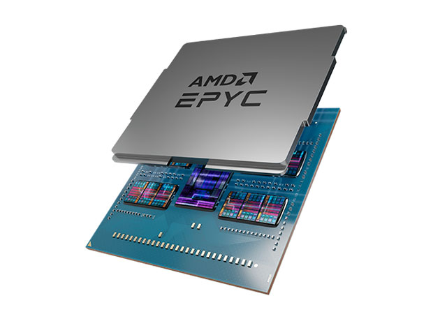 Procesor AMD EPYC 9454P SP5 48 rdzeni 2,75–3,8 GHz 256 MB L3 290 W tray