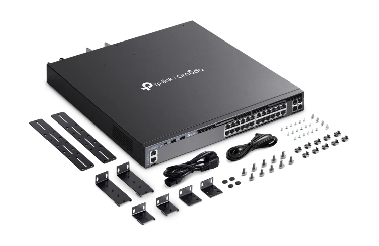 Switch zarządzalny L3 TP-Link Omada SG6428XHP 24× GbE PoE+ 720 W + 4× SFP+ 10G