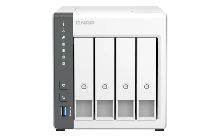 Serwer NAS QNAP TS-433-4G 4 zatoki ARM Cortex-A55 2,0 GHz 4 GB 2,5GbE