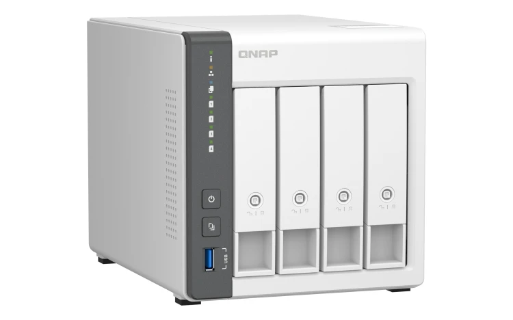 Serwer NAS QNAP TS-433-4G 4 zatoki ARM Cortex-A55 2,0 GHz 4 GB 2,5GbE