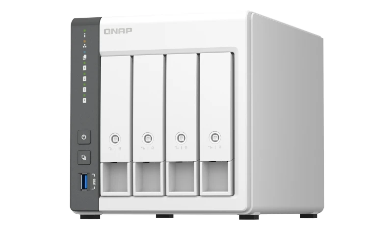 Serwer NAS QNAP TS-433-4G 4 zatoki ARM Cortex-A55 2,0 GHz 4 GB 2,5GbE