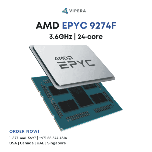 Procesor AMD EPYC 9274F SP5 24 rdzeni 4,05–4,3 GHz 256 MB L3 320 W tray