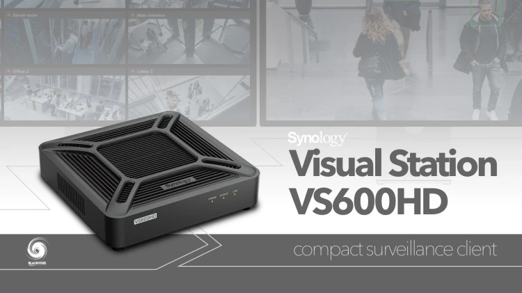 Stacja podglądu monitoringu Synology VisualStation VS600HD 4K 2× HDMI