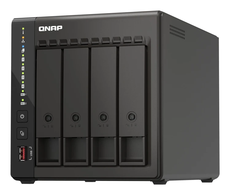 Serwer NAS QNAP TS-453E-8G 4 zatoki Intel Celeron J6412 8 GB 2,5GbE