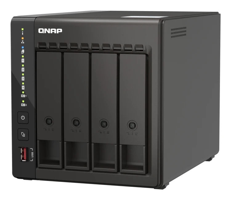 Serwer NAS QNAP TS-453E-8G 4 zatoki Intel Celeron J6412 8 GB 2,5GbE