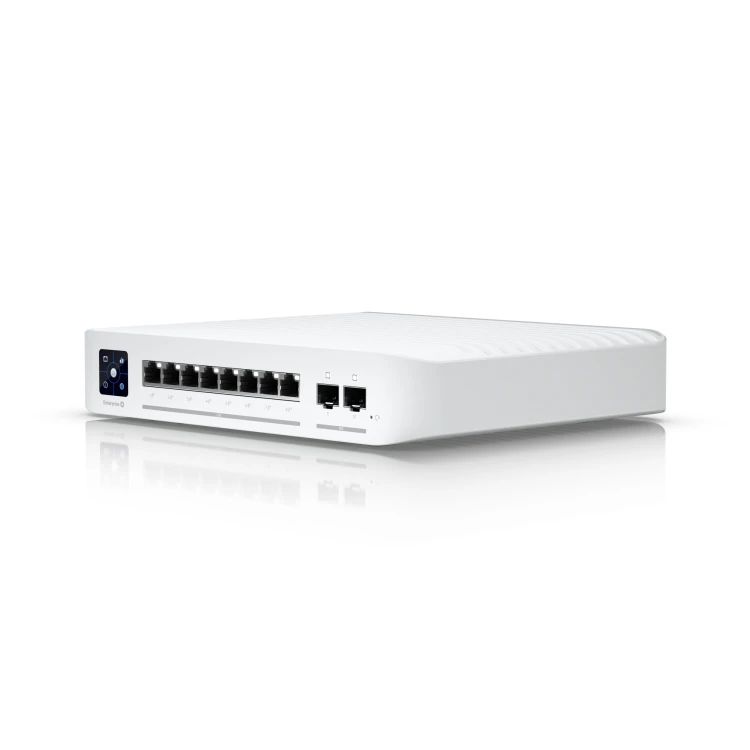 Switch Ubiquiti UniFi USW-Enterprise-8-PoE 8× 2,5GbE PoE+ 120 W + 2× SFP+ L3