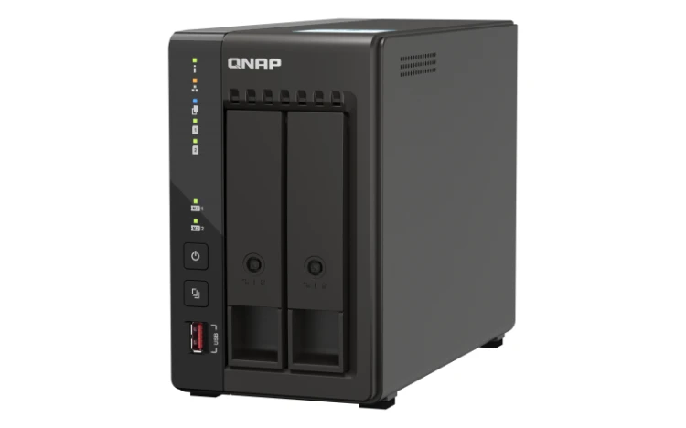 Serwer NAS QNAP TS-253E-8G 2 zatoki Intel Celeron J6412 8 GB 2,5GbE