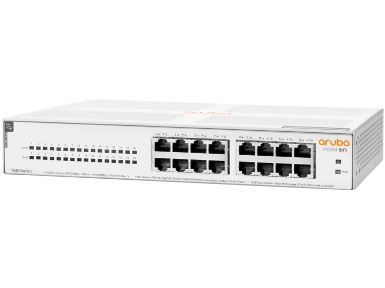 Switch HPE Networking Instant On 1430 16G PoE Class 4 124 W niezarządzalny R8R48A