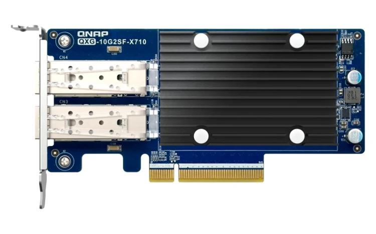 Karta sieciowa QNAP QXG-10G2SF-X710 2× 10GbE SFP+ PCIe 3.0 x8 Intel X710