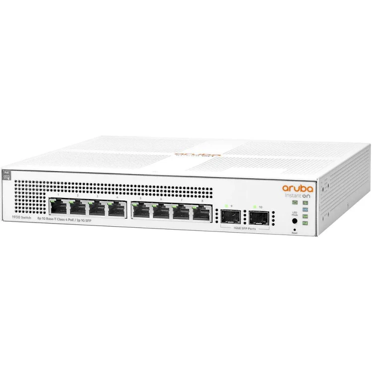 Switch HPE Networking Instant On 1930 8G PoE Class 4 124 W + 2× SFP zarządzalny JL681A