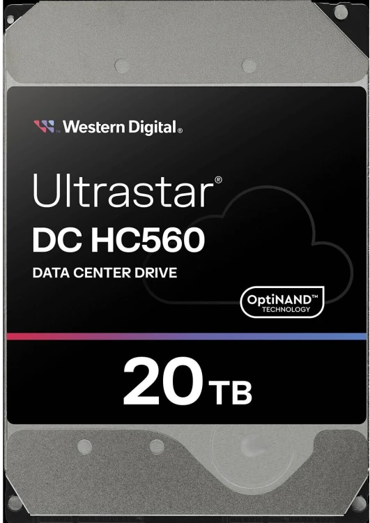 20TB WD Ultrastar DH HC560 7200RPM 512MB Ent.