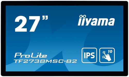 iiyama ProLite TF2738MSC-B2 monitor komputerowy 68,6 cm (27") 1920 x 1080 px Full HD LED Ekran dotyk