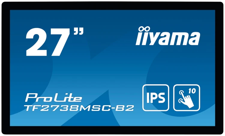 iiyama ProLite TF2738MSC-B2 monitor komputerowy 68,6 cm (27") 1920 x 1080 px Full HD LED Ekran dotyk