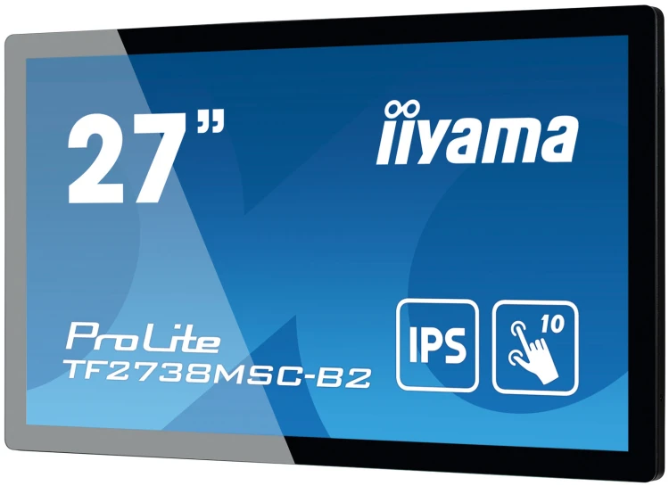 iiyama ProLite TF2738MSC-B2 monitor komputerowy 68,6 cm (27") 1920 x 1080 px Full HD LED Ekran dotyk