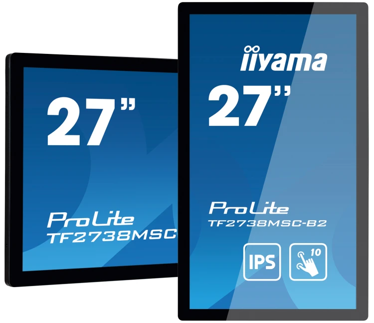 iiyama ProLite TF2738MSC-B2 monitor komputerowy 68,6 cm (27") 1920 x 1080 px Full HD LED Ekran dotyk